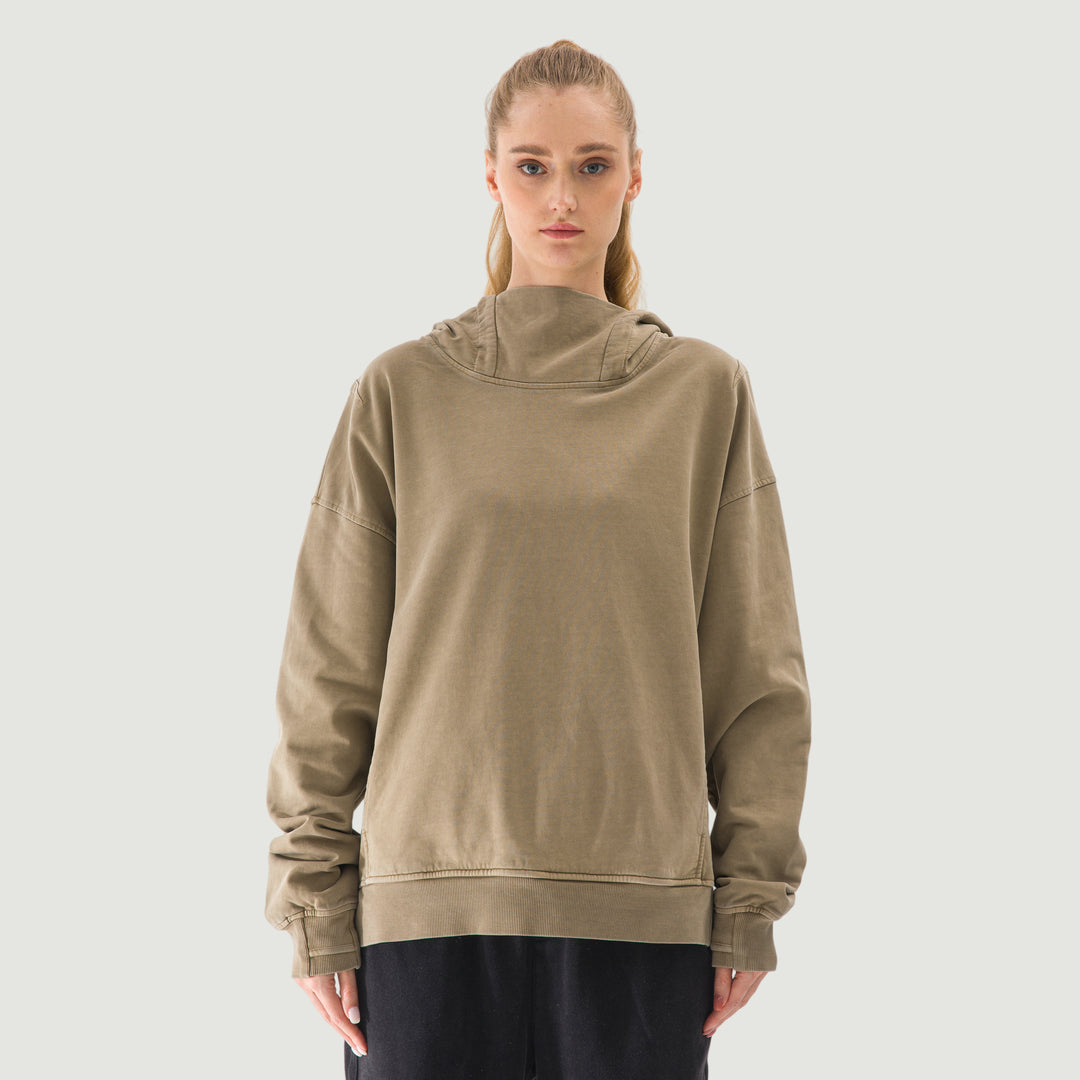 Hoodies Turtle neck back print