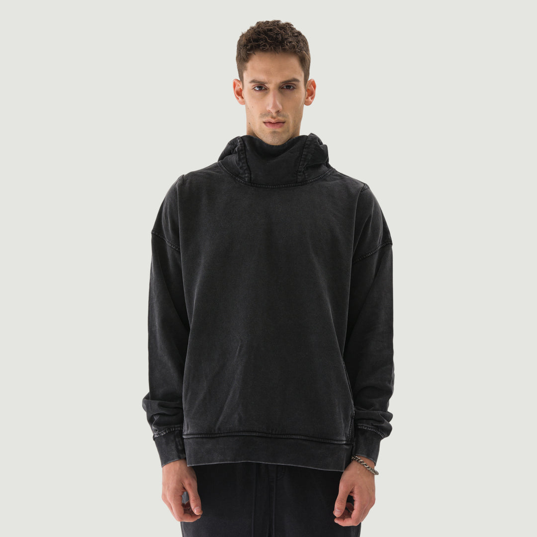 Hoodies Turtle neck back print