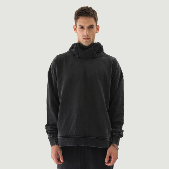 Hoodies Turtle neck back print