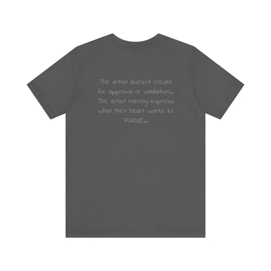 Tee-Shirt, Silencio,(grey) front print
